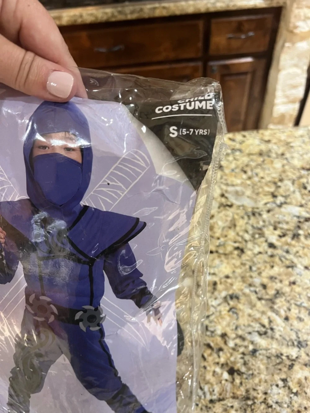 Spooktacular Creations Kids Blue Ninja Costume | Size Small (5-7)